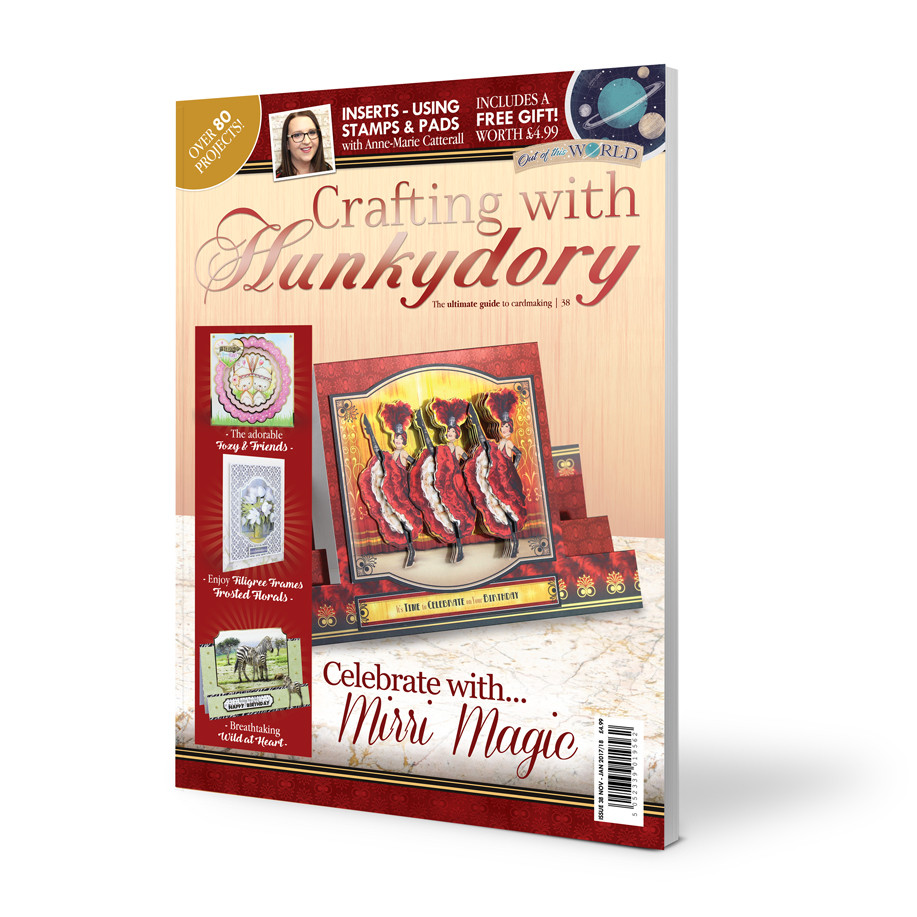 DISCONTINUED Crafting with Hunkydory - Issue 38  plus FREE gift